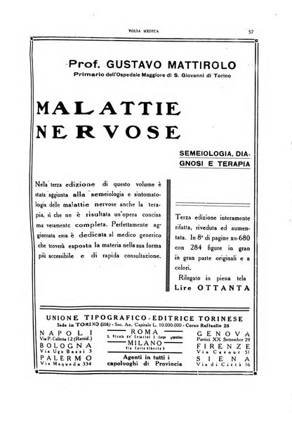 Folia medica periodico trimensile di patologia e clinica medica