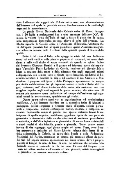 Folia medica periodico trimensile di patologia e clinica medica