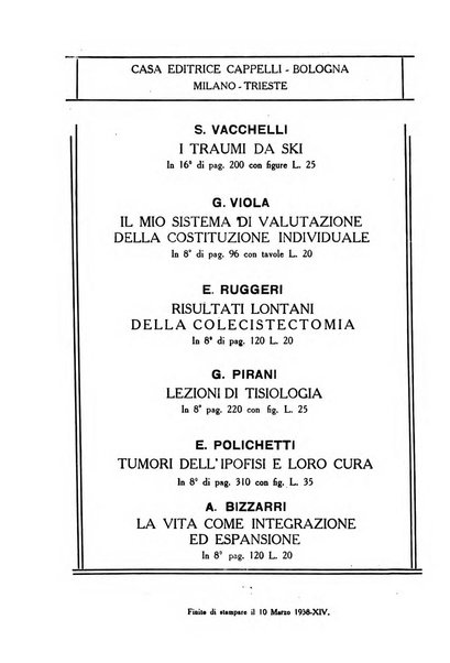 Folia medica periodico trimensile di patologia e clinica medica