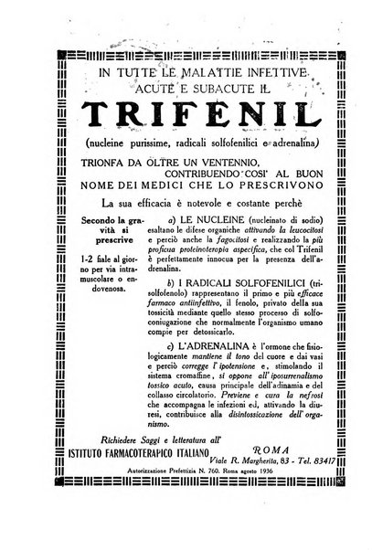 Folia medica periodico trimensile di patologia e clinica medica