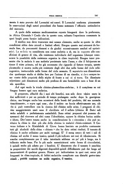 Folia medica periodico trimensile di patologia e clinica medica