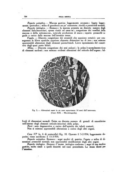 Folia medica periodico trimensile di patologia e clinica medica