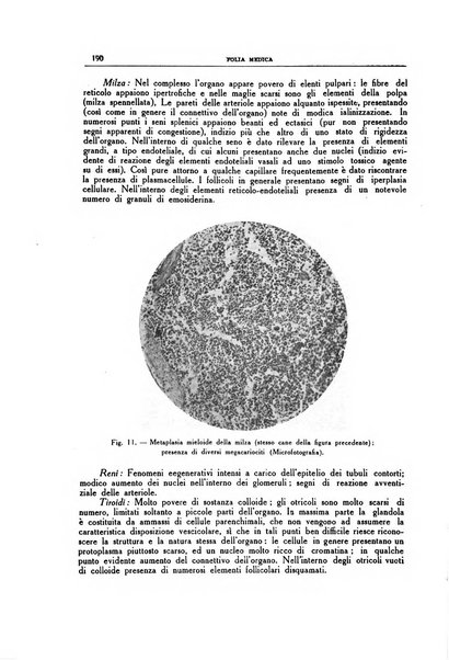 Folia medica periodico trimensile di patologia e clinica medica