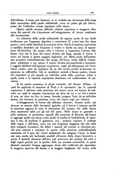 Folia medica periodico trimensile di patologia e clinica medica