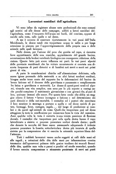 Folia medica periodico trimensile di patologia e clinica medica