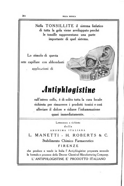 Folia medica periodico trimensile di patologia e clinica medica