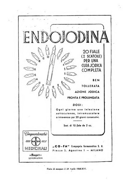 Folia medica periodico trimensile di patologia e clinica medica