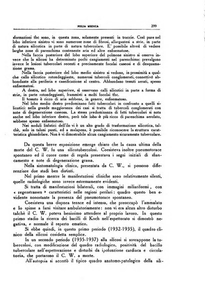 Folia medica periodico trimensile di patologia e clinica medica