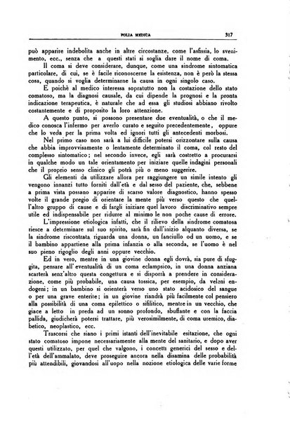 Folia medica periodico trimensile di patologia e clinica medica