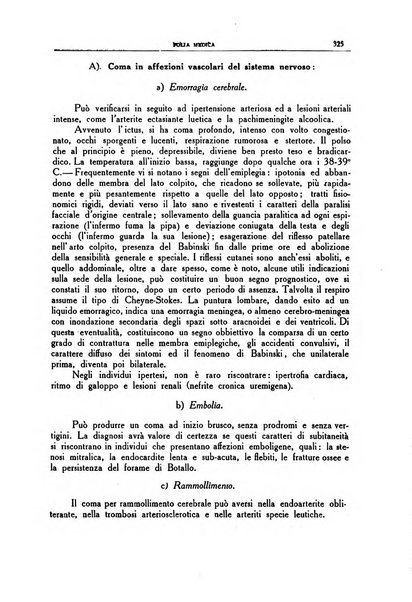 Folia medica periodico trimensile di patologia e clinica medica