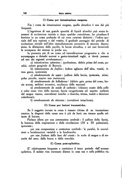 Folia medica periodico trimensile di patologia e clinica medica