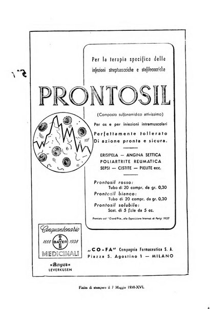 Folia medica periodico trimensile di patologia e clinica medica