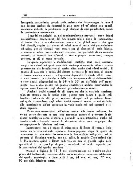 Folia medica periodico trimensile di patologia e clinica medica