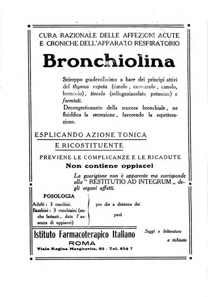 Folia medica periodico trimensile di patologia e clinica medica