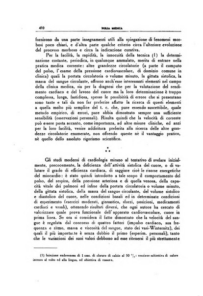 Folia medica periodico trimensile di patologia e clinica medica