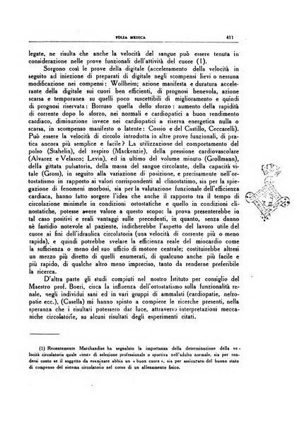 Folia medica periodico trimensile di patologia e clinica medica