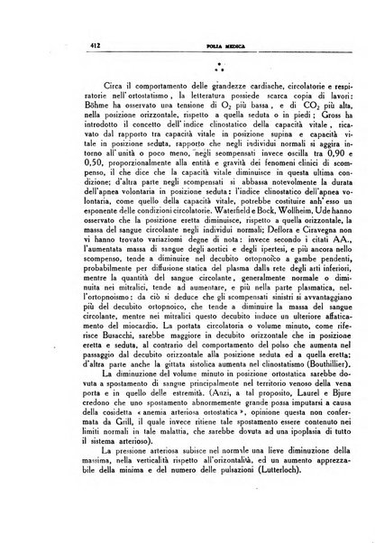 Folia medica periodico trimensile di patologia e clinica medica