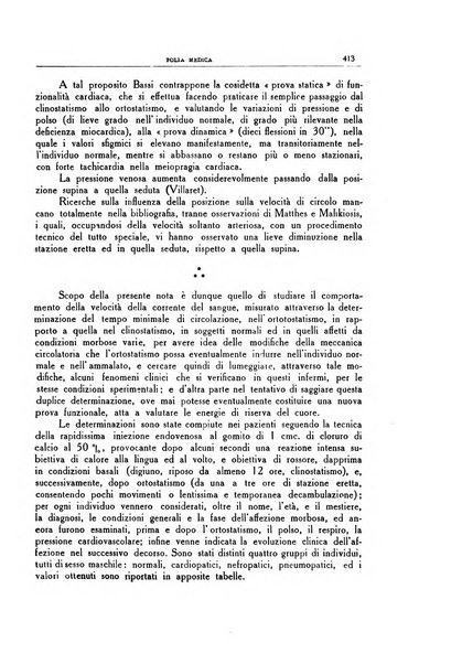 Folia medica periodico trimensile di patologia e clinica medica