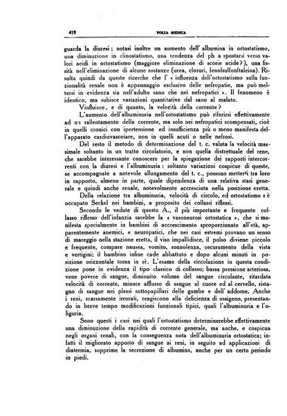 Folia medica periodico trimensile di patologia e clinica medica