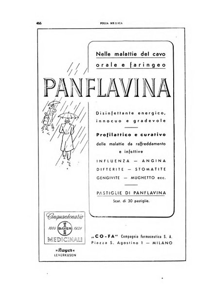 Folia medica periodico trimensile di patologia e clinica medica