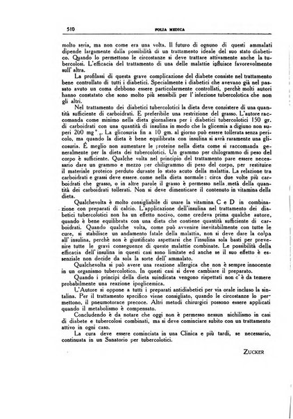 Folia medica periodico trimensile di patologia e clinica medica