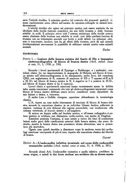 Folia medica periodico trimensile di patologia e clinica medica