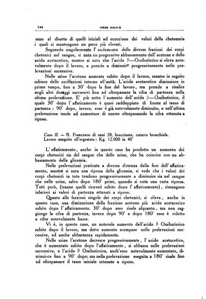 Folia medica periodico trimensile di patologia e clinica medica