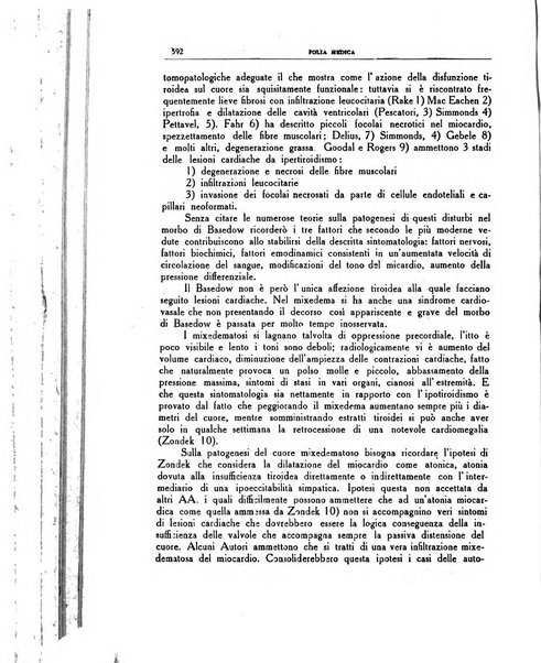 Folia medica periodico trimensile di patologia e clinica medica