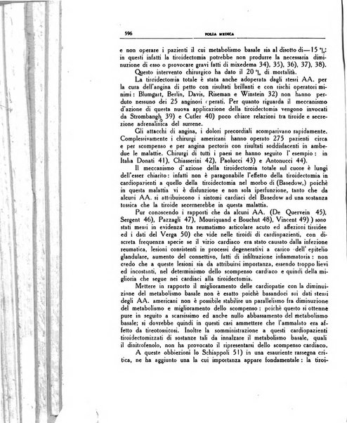 Folia medica periodico trimensile di patologia e clinica medica