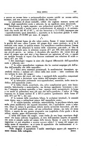 Folia medica periodico trimensile di patologia e clinica medica