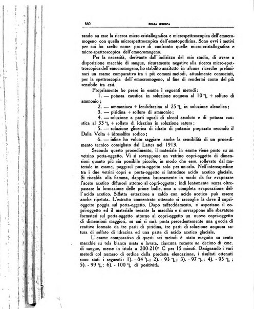 Folia medica periodico trimensile di patologia e clinica medica