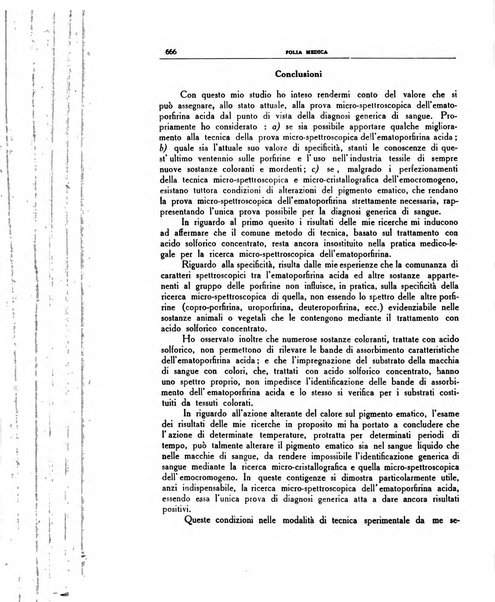 Folia medica periodico trimensile di patologia e clinica medica