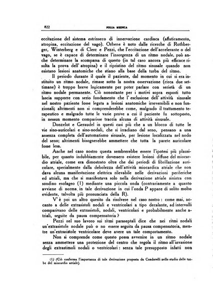 Folia medica periodico trimensile di patologia e clinica medica