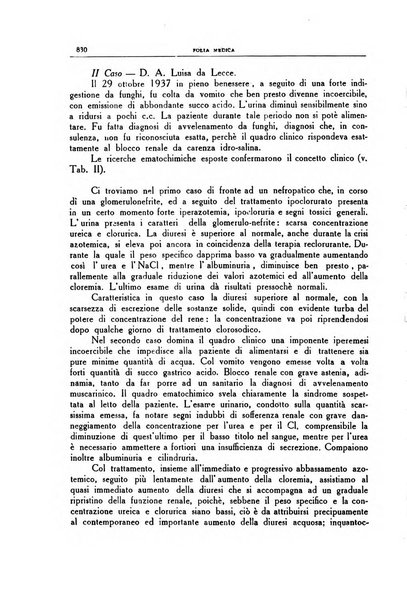 Folia medica periodico trimensile di patologia e clinica medica