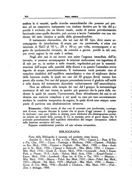 Folia medica periodico trimensile di patologia e clinica medica