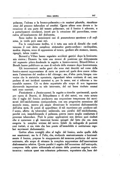 Folia medica periodico trimensile di patologia e clinica medica