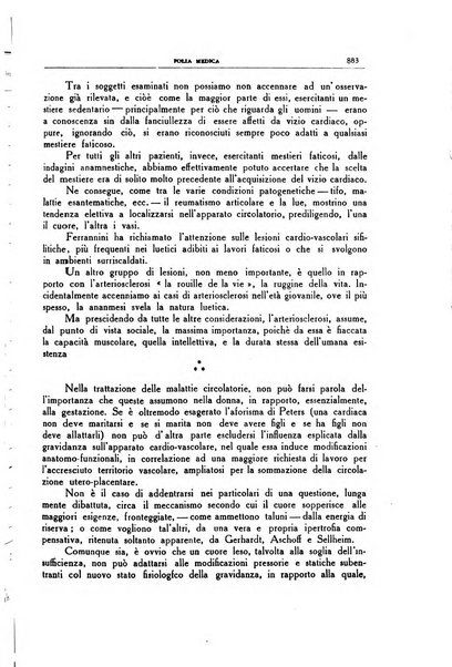 Folia medica periodico trimensile di patologia e clinica medica