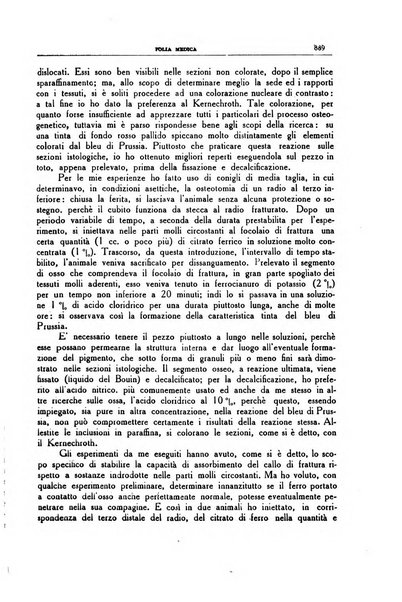 Folia medica periodico trimensile di patologia e clinica medica