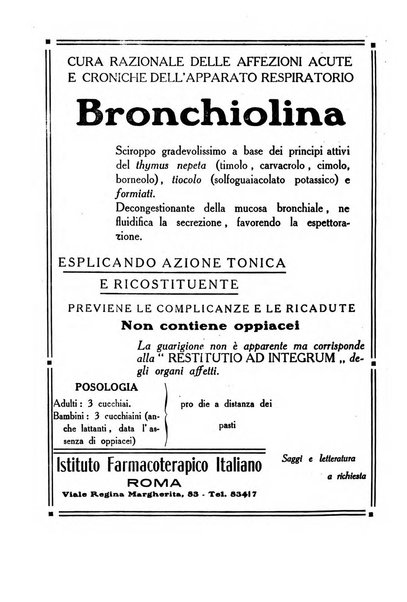 Folia medica periodico trimensile di patologia e clinica medica