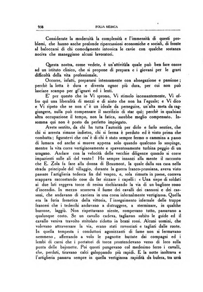 Folia medica periodico trimensile di patologia e clinica medica