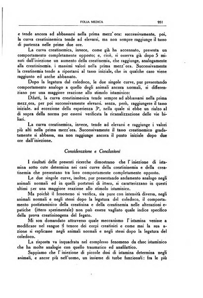 Folia medica periodico trimensile di patologia e clinica medica