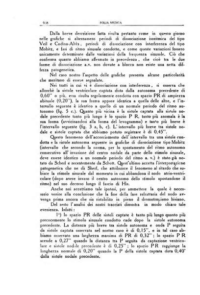 Folia medica periodico trimensile di patologia e clinica medica