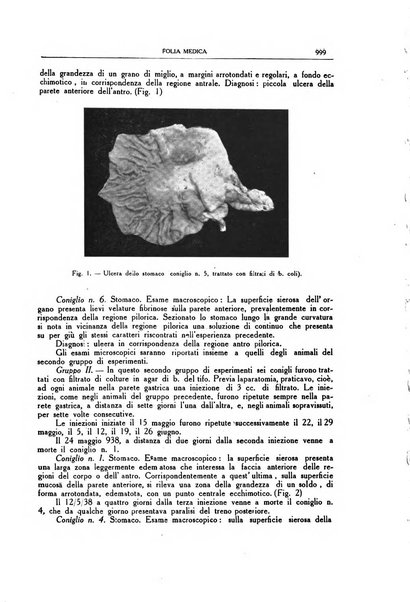 Folia medica periodico trimensile di patologia e clinica medica