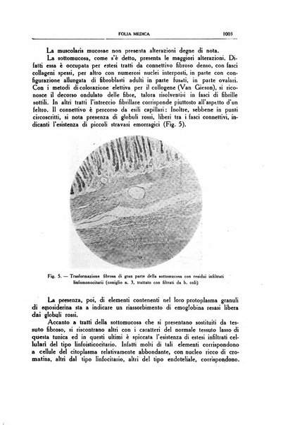 Folia medica periodico trimensile di patologia e clinica medica