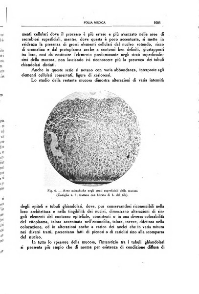 Folia medica periodico trimensile di patologia e clinica medica