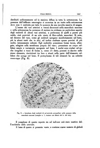 Folia medica periodico trimensile di patologia e clinica medica