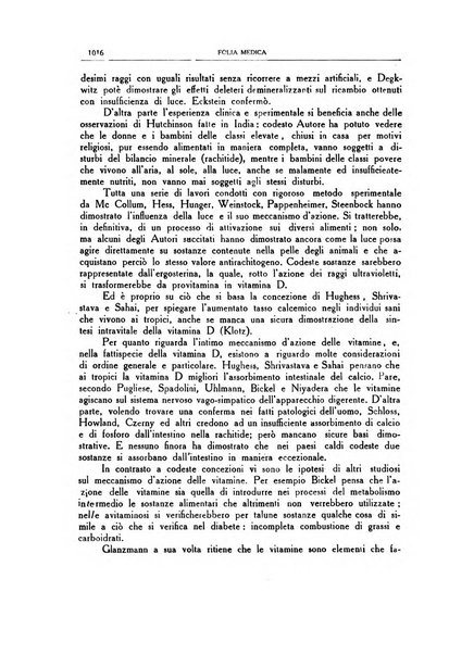 Folia medica periodico trimensile di patologia e clinica medica