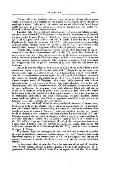 Folia medica periodico trimensile di patologia e clinica medica