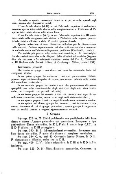 Folia medica periodico trimensile di patologia e clinica medica