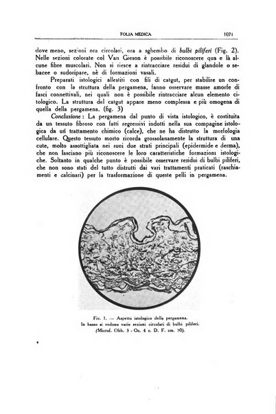 Folia medica periodico trimensile di patologia e clinica medica